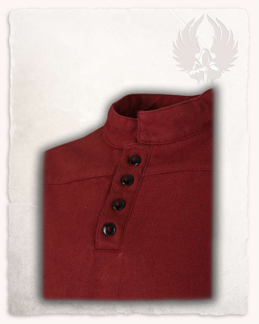 Bartold Hemd canvas bordeaux XL