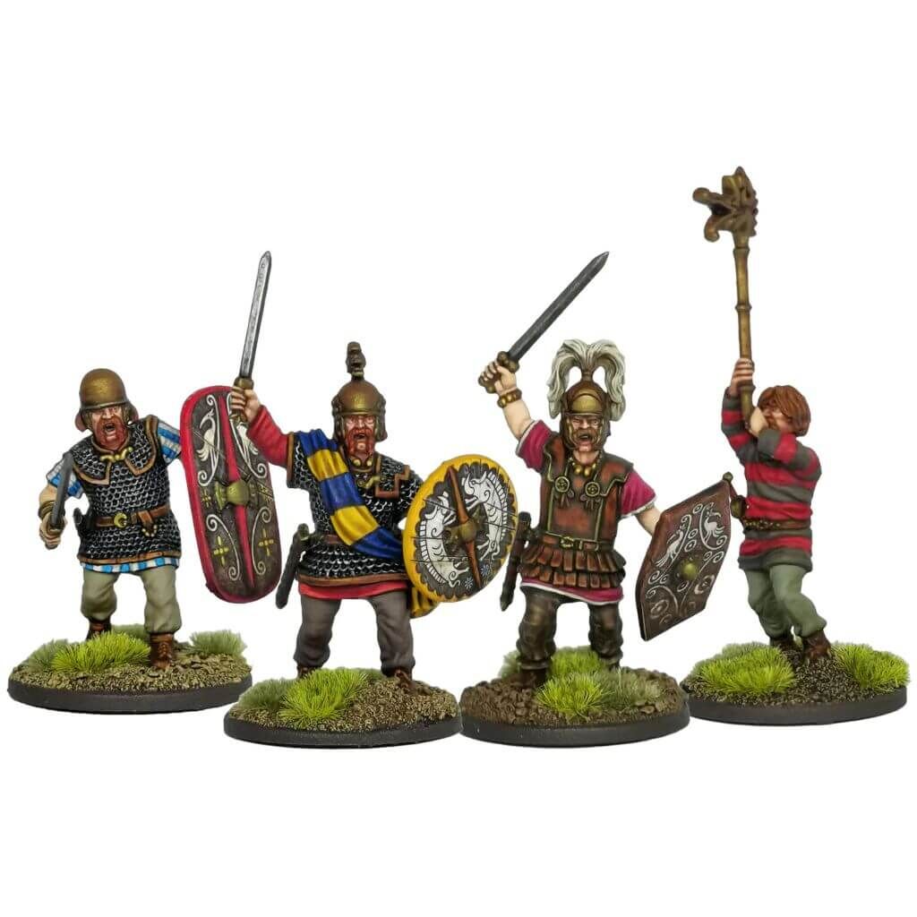 VXA036  Ancient Gallic Armoured Warriors