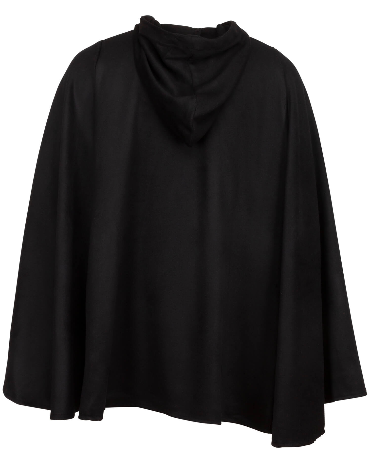 Raven Cape Wolle schwarz