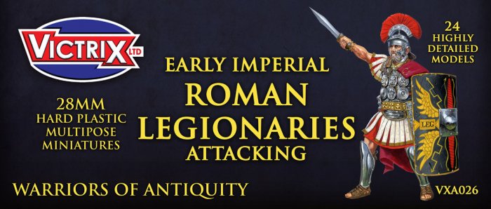 VXA026  Early Imperial Roman Legionaries Attacking