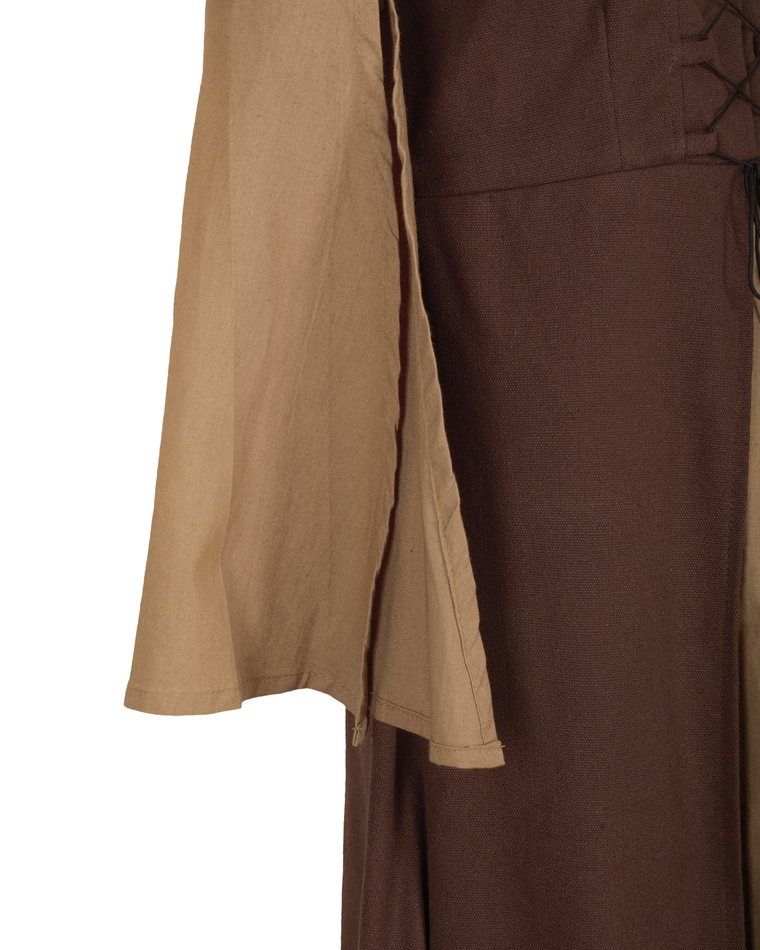 Loreley Kleid Canvas braun/sand L