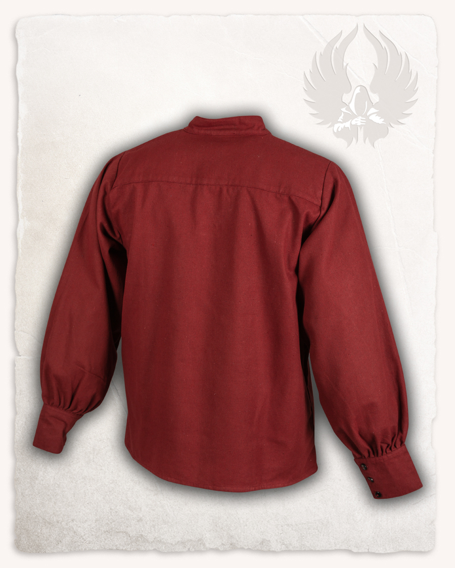 Bartold Hemd canvas bordeaux 3XL