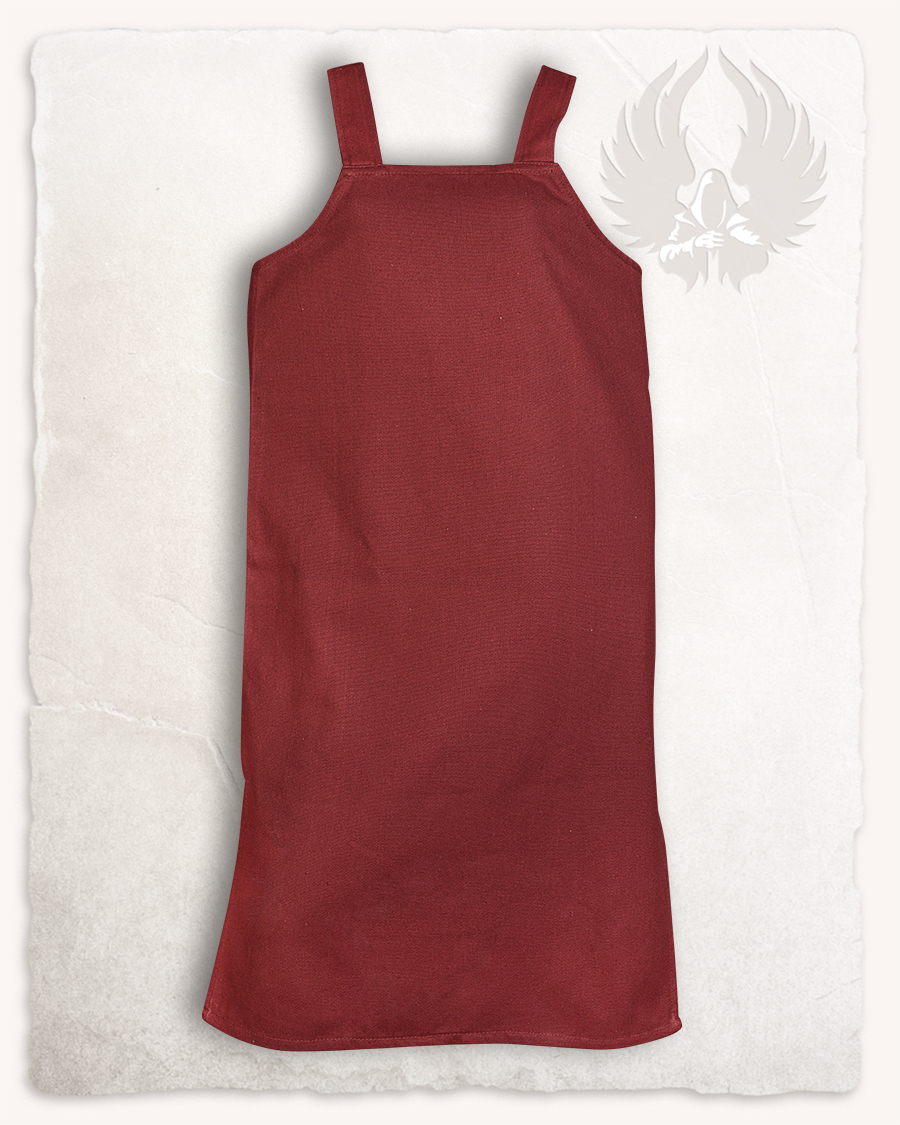 Esther Schürzenkleid Canvas bordeaux Restposten